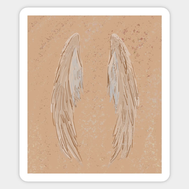 Boho Angel wings Sticker by Treasuredreams